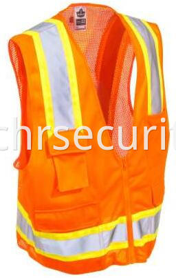 Unisex High Visibility Orange Glowear Class 2 Vest (1)